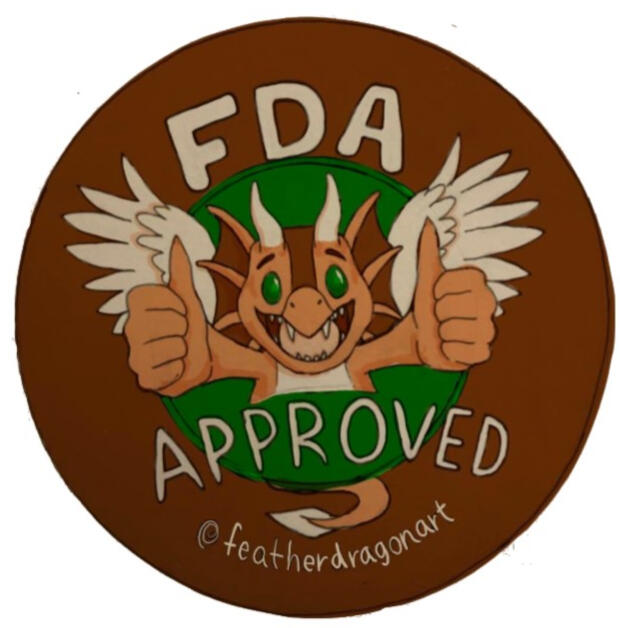 FDA Approved Sticker Design