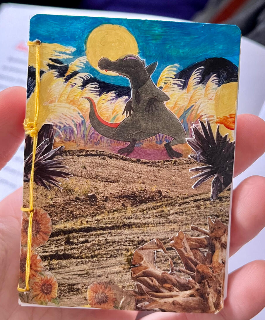 Salandit Pokémon Card Collage Journal