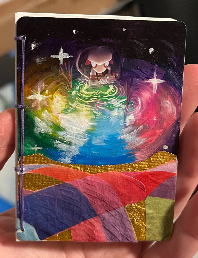 Smeargle Pokémon Card Collage Journal