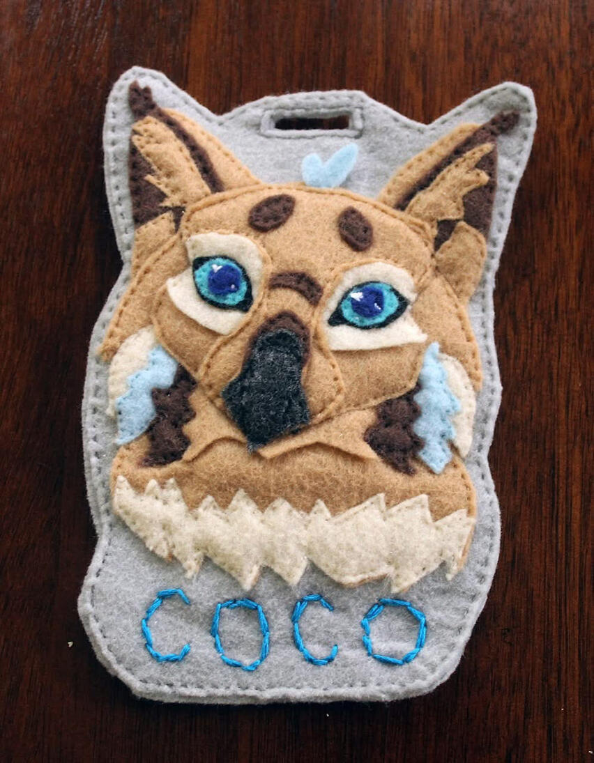 Coco the Birdie Custom Badge